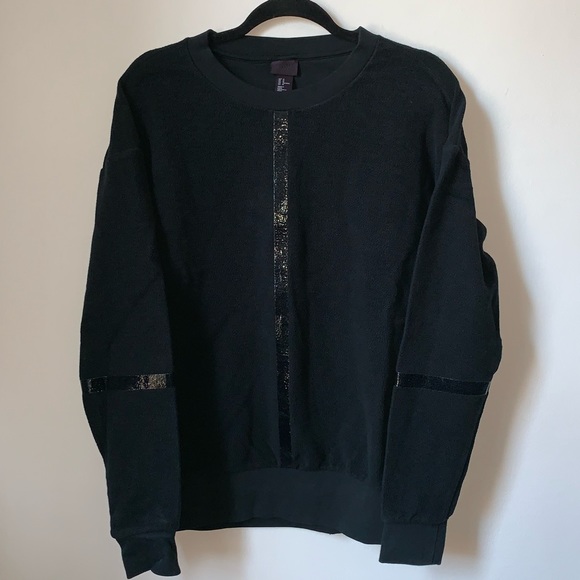 [h&m] crewneck sweatshirt with print design - Picture 2 of 6